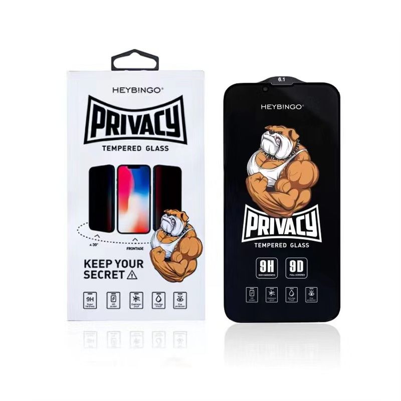 Clear Anti Dust Glass Privacy Screen Protector For Iphone X 6 7 8 6s Plus Micas De Vidrio Para Celular