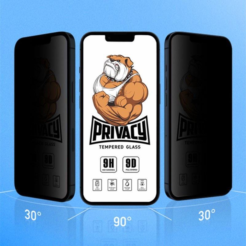 9h Hardness Ensures Privacy Tempered Glass Screen Protector For Iphone 15 Pro Max