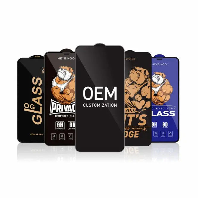 Customization OEM 9H 3D Screen Protector For IPhone 14 13 12 Pro Max