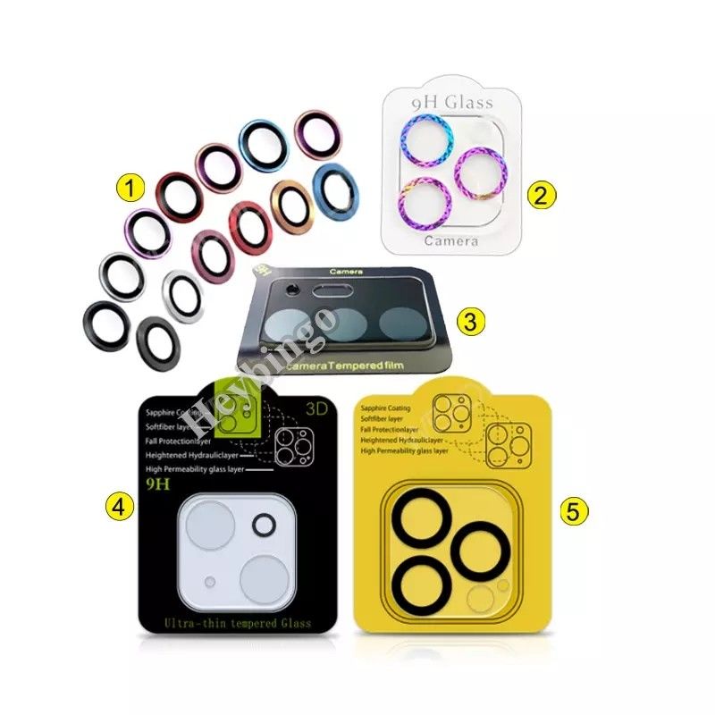 Glass Diamond Camera Lens Screen Protector For Iphone 12 13 14 Plus Pro Max