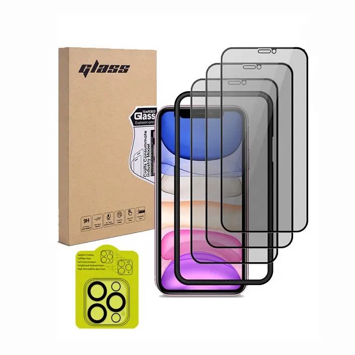Innovative Privacy Screen Protector Anti Glare Tempered Glass For IPhone 15 Plus 15 Pro Max